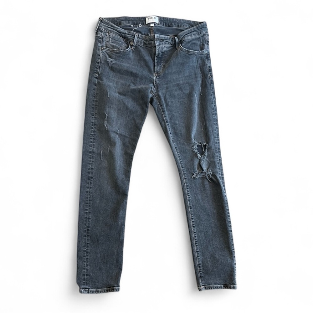 Agolde Distressed Low Rise Jeans - Size 31